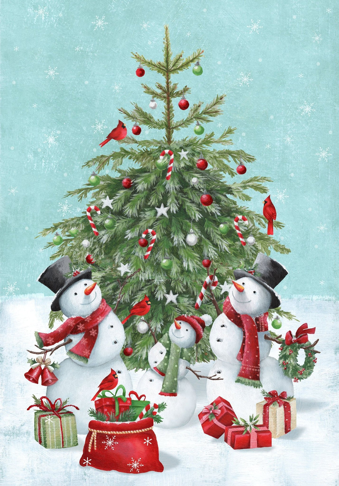 Snowman Panel 26" x 43" Panel (DP28811-64) - Maple Leaf Quilting Company Ltd.