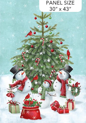 Snowman Panel 26" x 43" Panel (DP28811-64) - Maple Leaf Quilting Company Ltd.