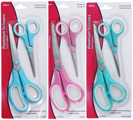 Soft Cushion Premium Scissors Set (62838) (ASST. COLOURS) - Maple Leaf Quilting Company Ltd.