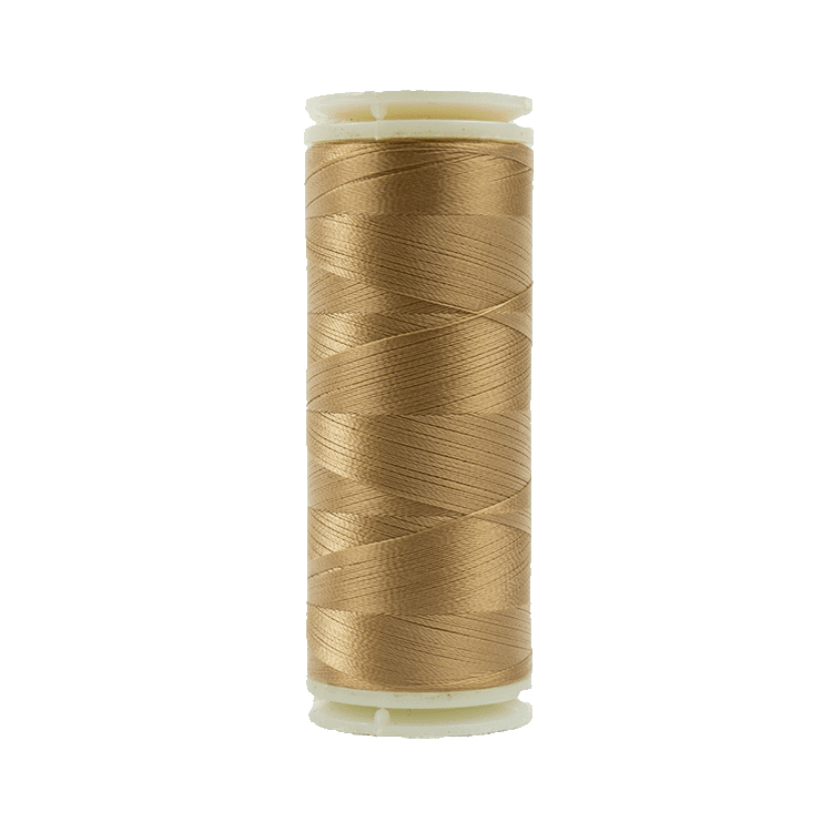 Soft Tan - 414 | InvisaFil™ 100wt Invisible Cottonized Polyester Thread (400m/437yd) - Maple Leaf Quilting Company Ltd.
