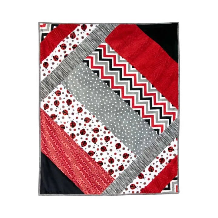 Sophisticated Strips Lap Quilt - As - You - Go Kit - Maple Leaf Quilting Company Ltd.