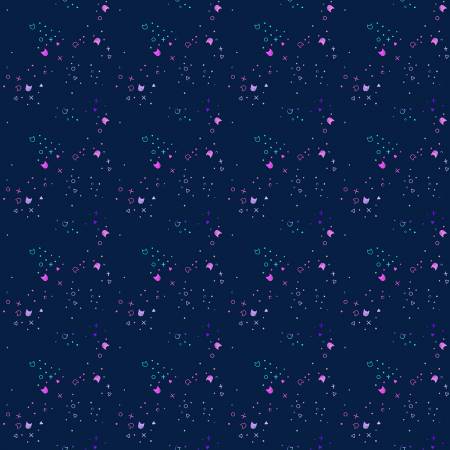 Space Kitty Litter 108" Cotton (XST - DPJ3000SPACE) – Sold in UNITS of ¼ metre - Maple Leaf Quilting Company Ltd.