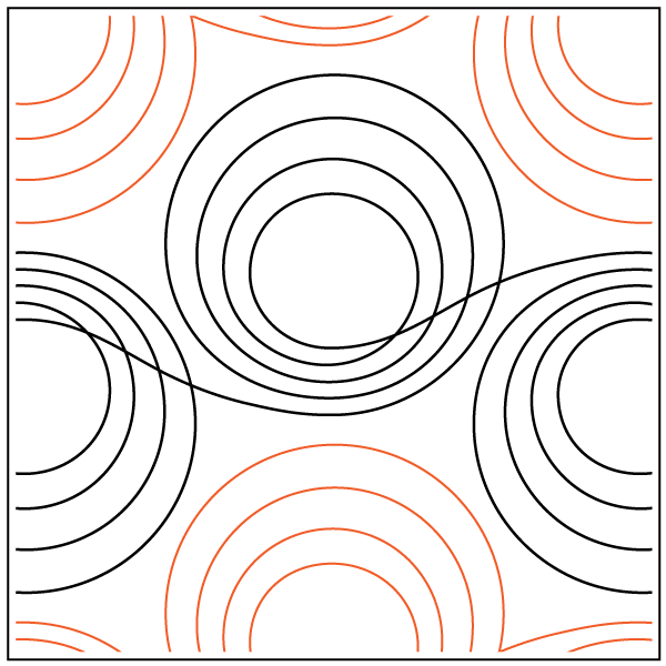Spools of Thread – 8.75” Paper Pantograph - Maple Leaf Quilting Company Ltd.