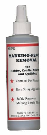 Spray Marking Pencil Removal 8 oz - Maple Leaf Quilting Company Ltd.