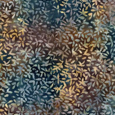 Storm Cute Vine 106" Batik (BX2709 - STORM) - Sold in UNITS of 1/4 Metre - Maple Leaf Quilting Company Ltd.