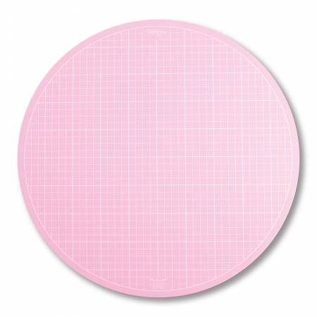 Sue Daley Round Rotating Cutting Mat 10in Pink - Maple Leaf Quilting Company Ltd.