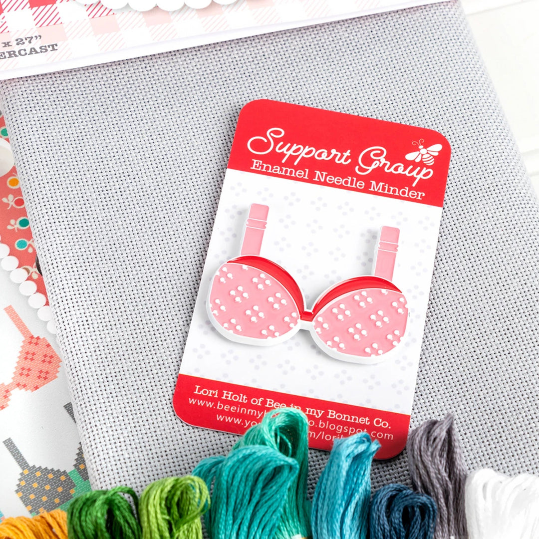 Support Group Enamel Needle Minder (ISE - 830) - Maple Leaf Quilting Company Ltd.