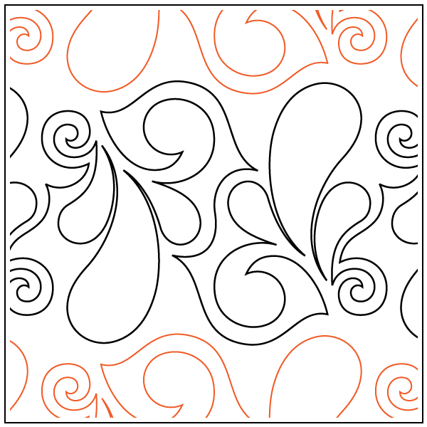 Sweetness – 6.5” Paper Pantograph - Maple Leaf Quilting Company Ltd.