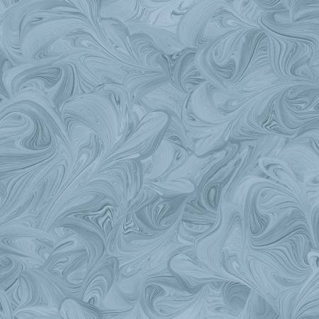 Swirls Haze Blue 118" Cotton (1876611) – Sold in UNITS of ¼ metre - Maple Leaf Quilting Company Ltd.