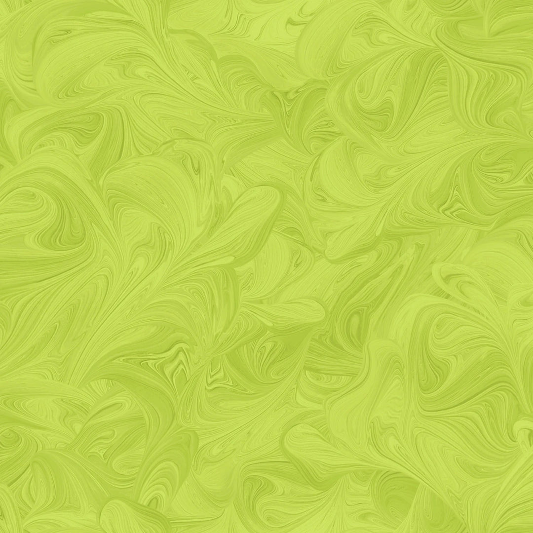 Swirls Lime 118" Cotton (1876621) – Sold in UNITS of ¼ metre - Maple Leaf Quilting Company Ltd.