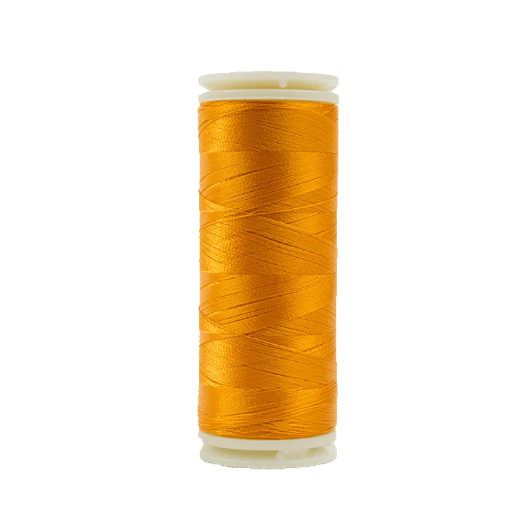 Tangerine - 703 | InvisaFil™ 100wt Invisible Cottonized Polyester Thread (400m/437yd) - Maple Leaf Quilting Company Ltd.