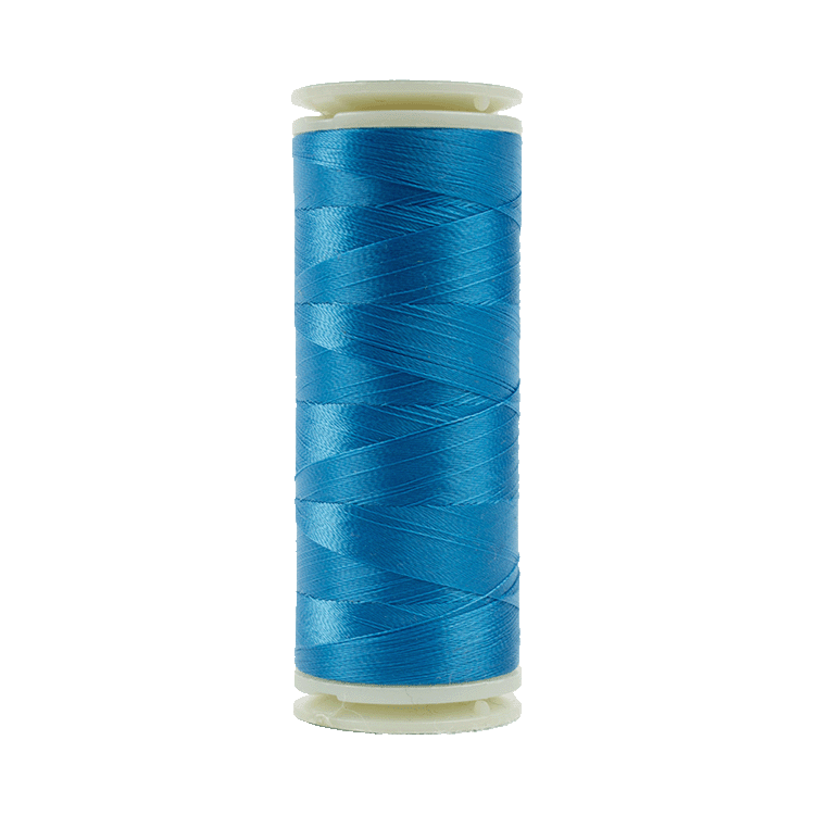 Teal - 607 | InvisaFil™ 100wt Invisible Cottonized Polyester Thread (400m/437yd) - Maple Leaf Quilting Company Ltd.