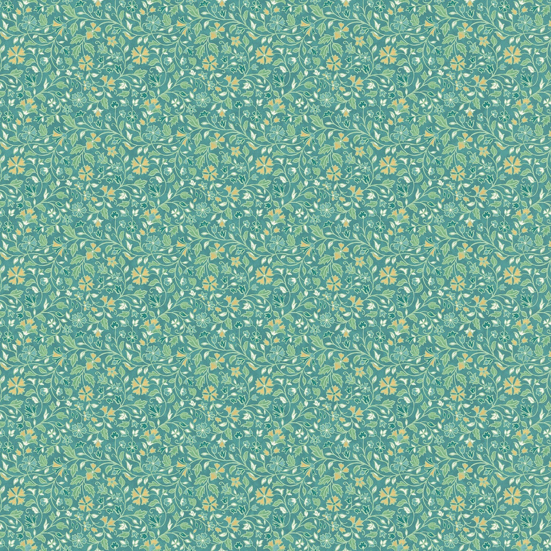 Teal Multi Small Trail Mariposa by Northcott 44” (28507 - 64) – Sold in UNITS of ¼ metre - Maple Leaf Quilting Company Ltd.