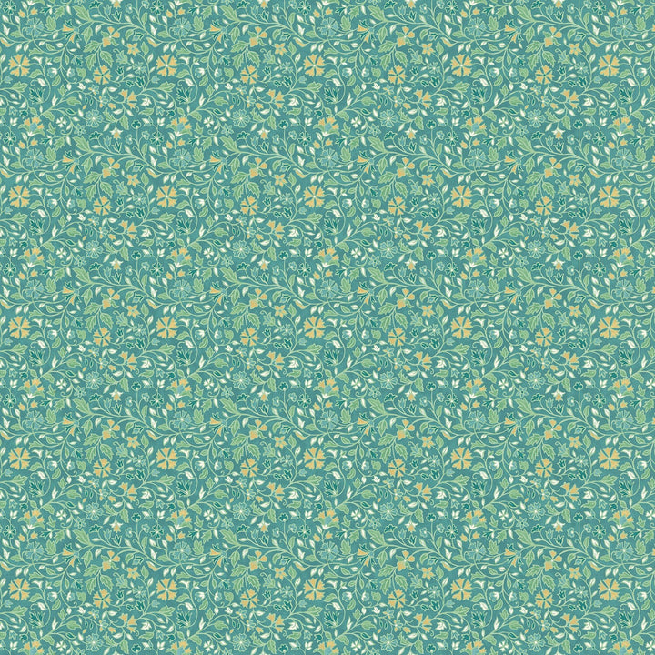 Teal Multi Small Trail Mariposa by Northcott 44” (28507 - 64) – Sold in UNITS of ¼ metre - Maple Leaf Quilting Company Ltd.