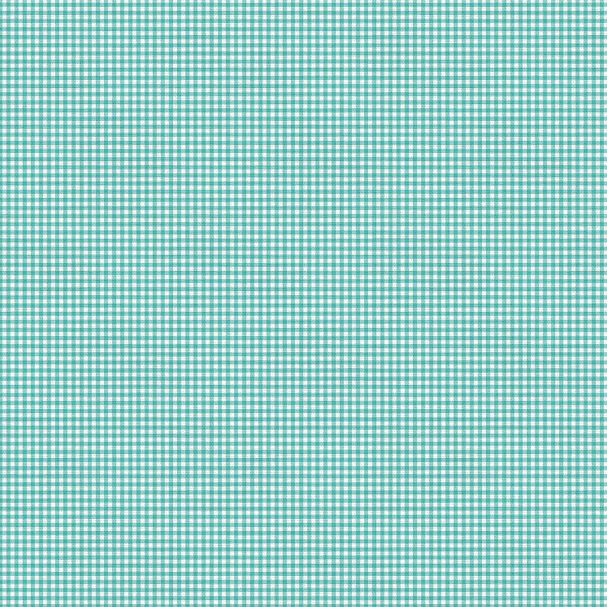 Teal Plaid Blenders 118" Cotton (183 - 25262) – Sold in UNITS of ¼ metre - Maple Leaf Quilting Company Ltd.