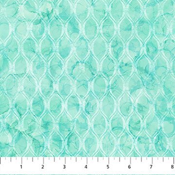 Teal - Veranda by Deborah Edwards & Melanie Samra - Northcott 44” - (DP28402 - 62) – Sold in UNITS of ¼ metre - Maple Leaf Quilting Company Ltd.