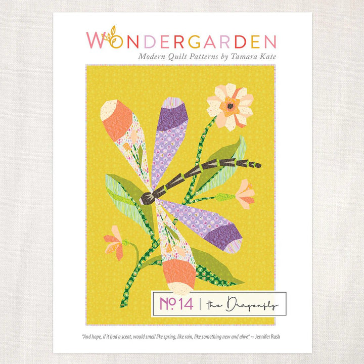 The Dragonfly (TKW014) - Maple Leaf Quilting Company Ltd.