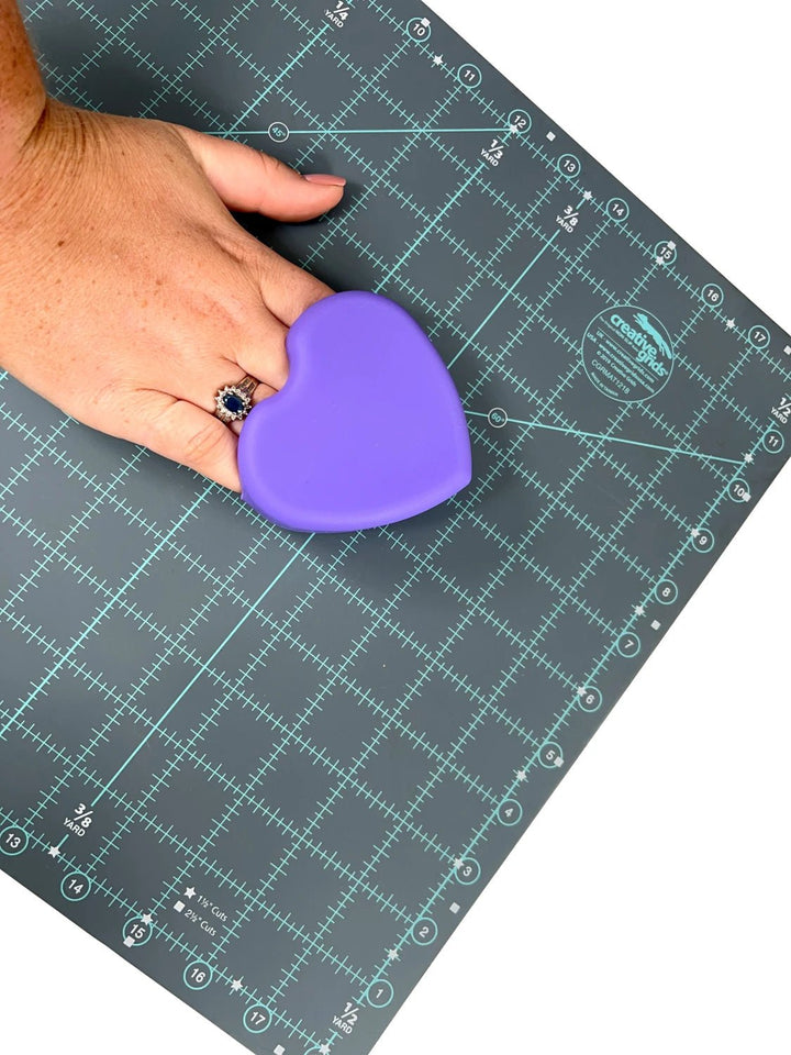 The Gypsy Quilter Mat Cleaning Pad Heart Shaped 3.25" x 1" (TGQ134) - Maple Leaf Quilting Company Ltd.