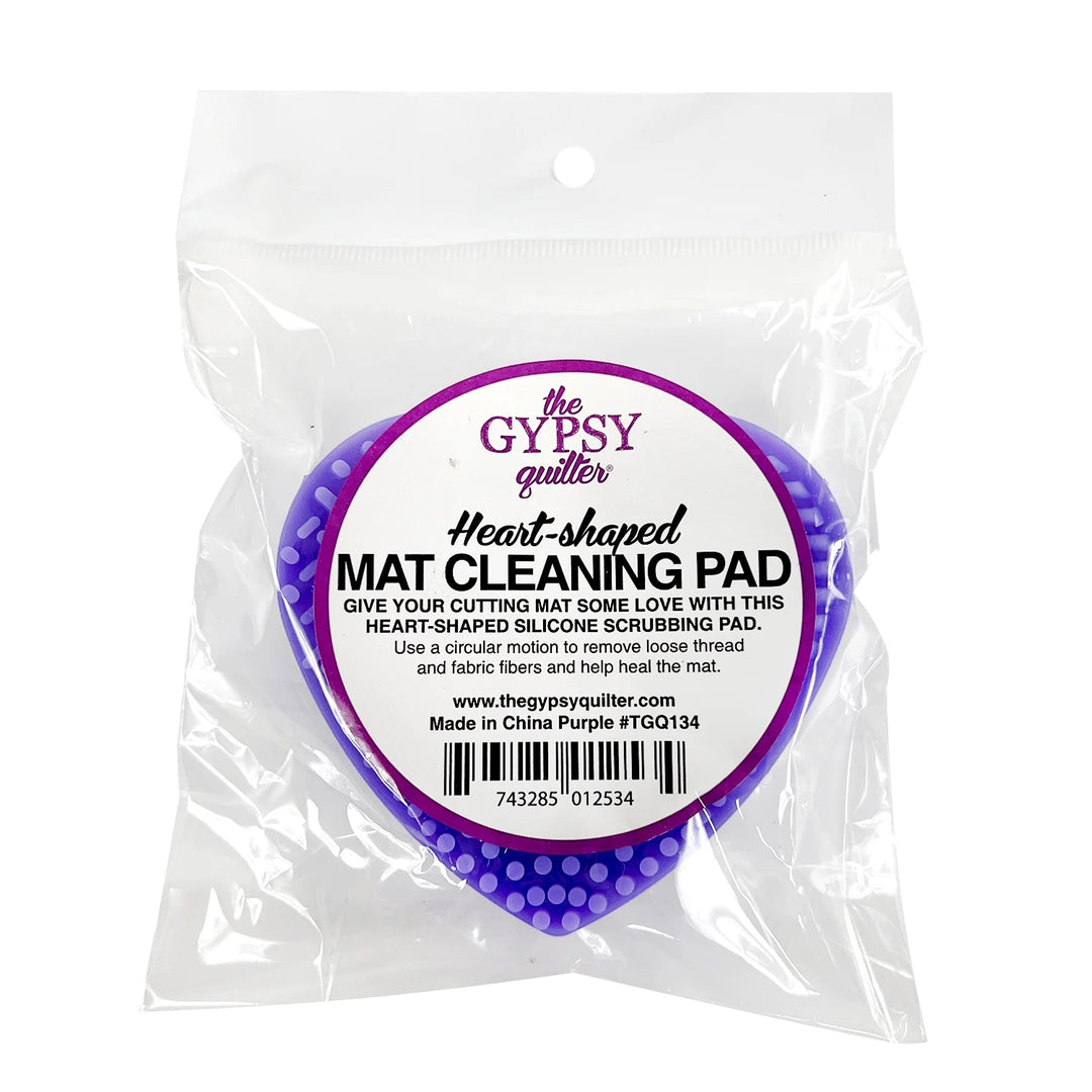 The Gypsy Quilter Mat Cleaning Pad Heart Shaped 3.25" x 1" (TGQ134) - Maple Leaf Quilting Company Ltd.
