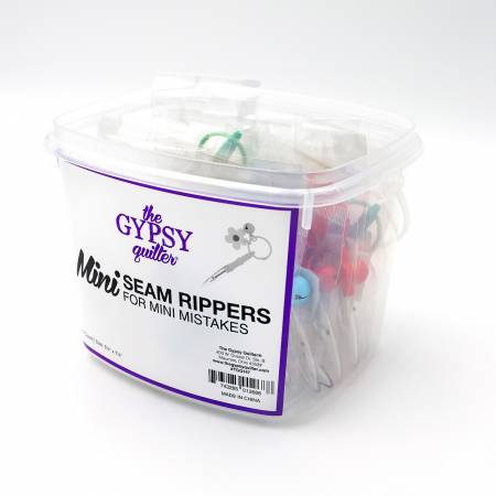 The Gypsy Quilter - Mini Seam Ripper Floral Keychain (Asst. Colours) - Maple Leaf Quilting Company Ltd.