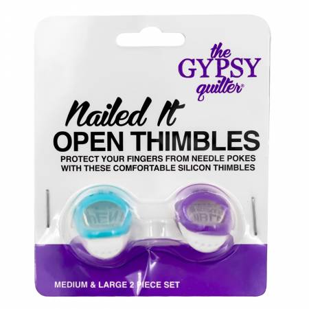 The Gypsy Quilter Nailed It Open Thimble Set - Maple Leaf Quilting Company Ltd.