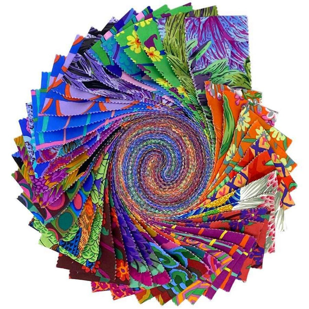 The Kaffe Fassett Collective - Jewel | Design Roll 2.5" (40pcs) - Maple Leaf Quilting Company Ltd.