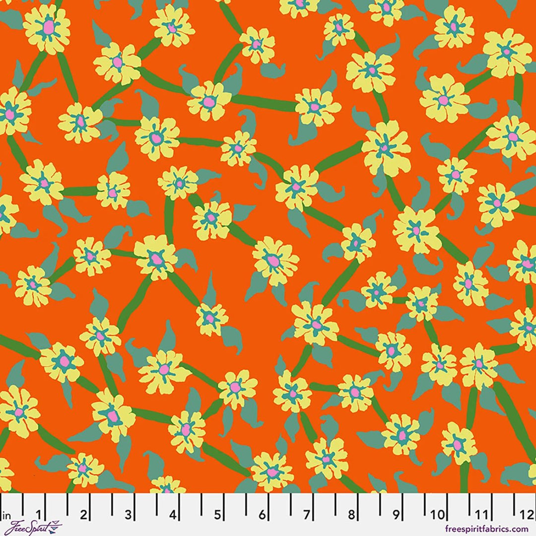 The Kaffe Fassett Collective - Mayflower - Orange | 44"/45" Cotton - Maple Leaf Quilting Company Ltd.