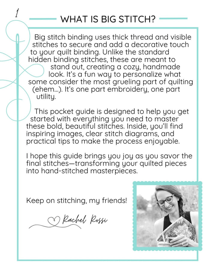 The Little Book of Big Stitch Binding (HC098462) - Maple Leaf Quilting Company Ltd.