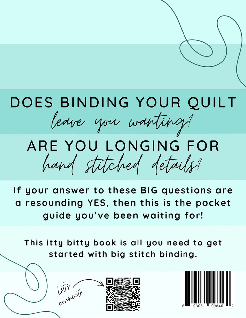 The Little Book of Big Stitch Binding (HC098462) - Maple Leaf Quilting Company Ltd.