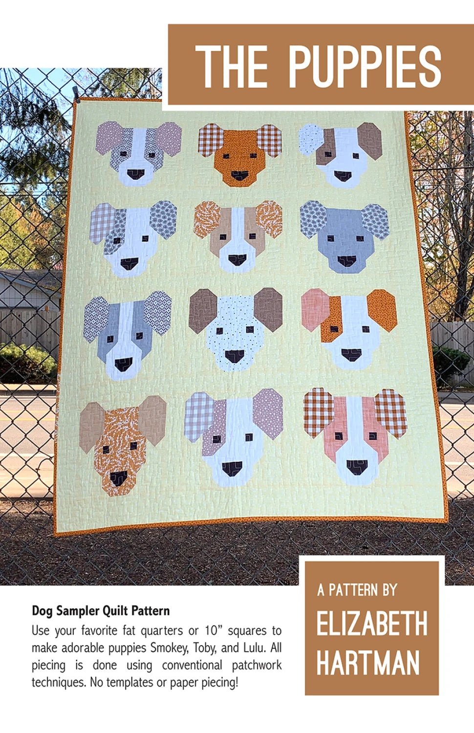 The Puppies (EH057) - Maple Leaf Quilting Company Ltd.