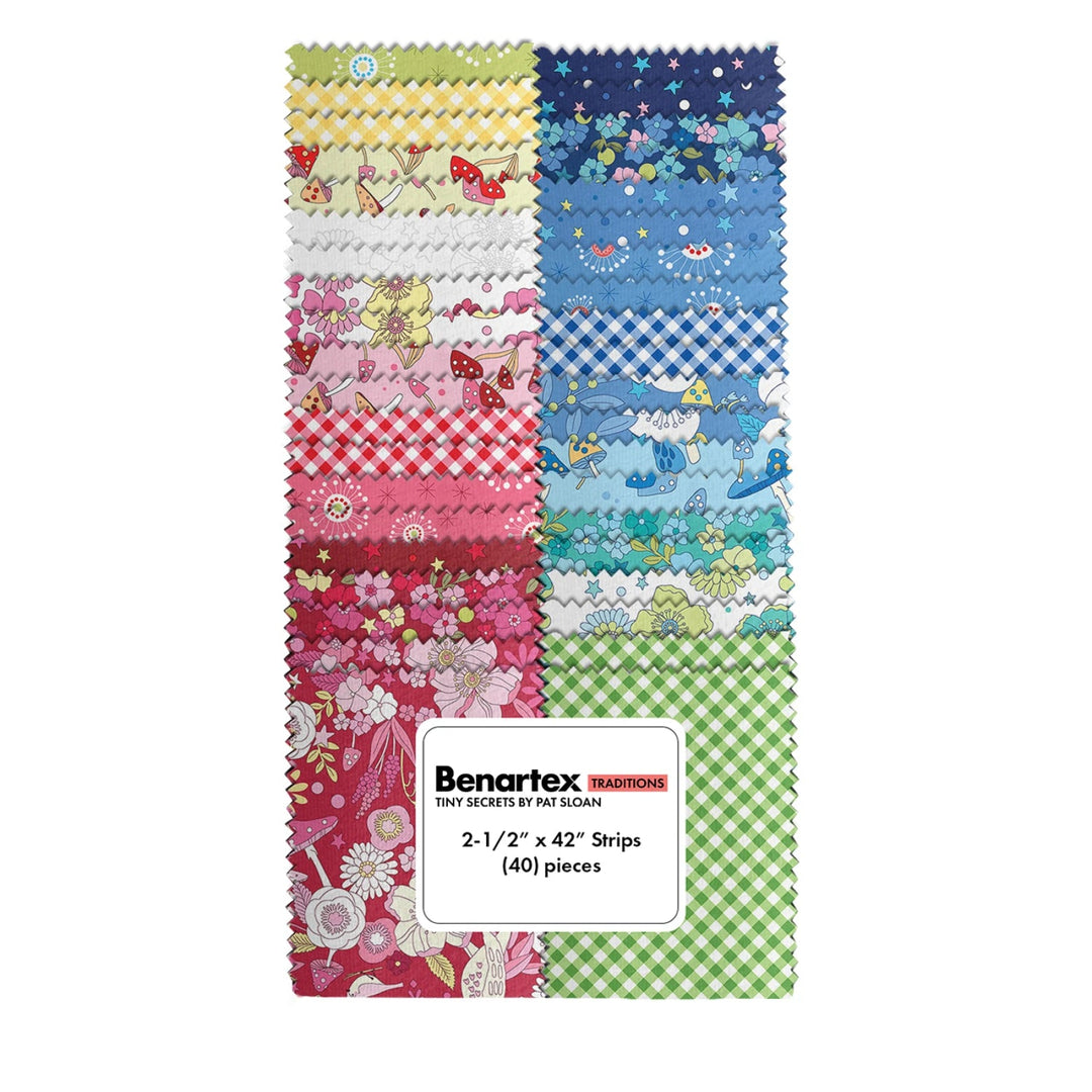 Tiny Secrets | 2.5in Strips - 42pcs (STTNYPK) - Maple Leaf Quilting Company Ltd.