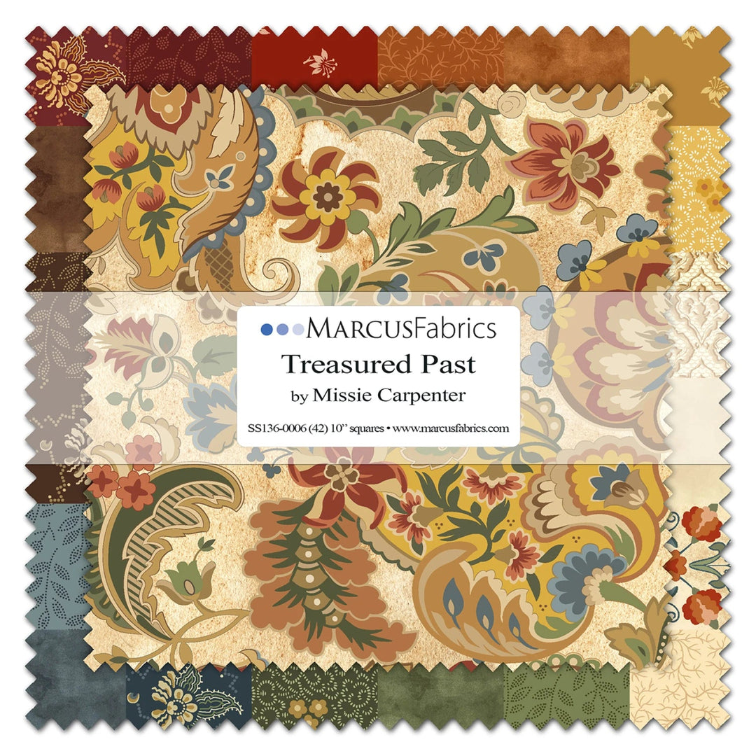 Treasured Past| 10in Squares - 42pcs (SS136 - 0006) - Maple Leaf Quilting Company Ltd.