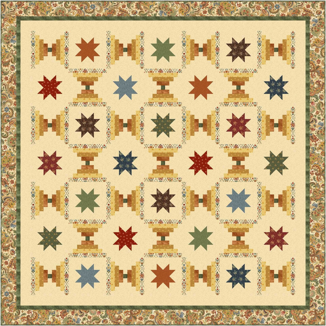 Treasured Past Quilt Kit (KIT - TP1004) - Maple Leaf Quilting Company Ltd.
