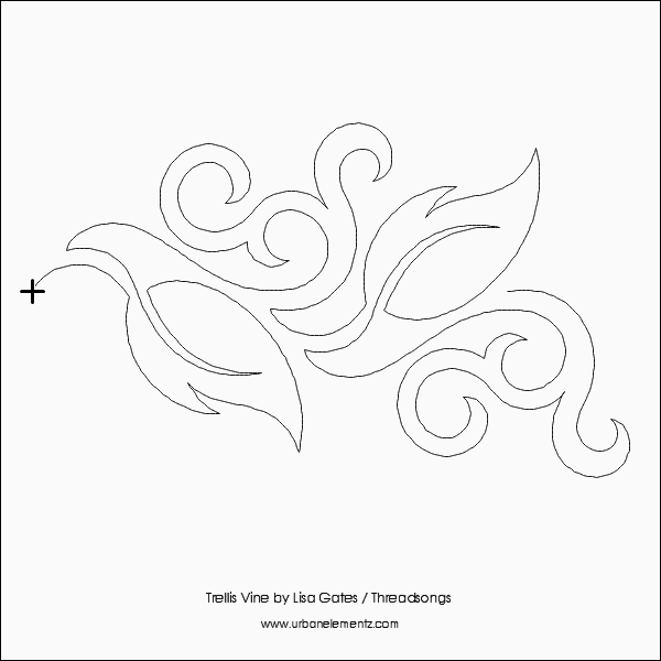 Trellis Vine – 6.5” Paper Pantograph