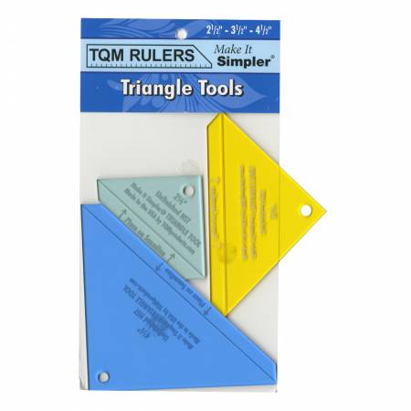 Triangle Tool 2 - 1/2in 3 - 1/2in and 4 - 1/2in - Maple Leaf Quilting Company Ltd.