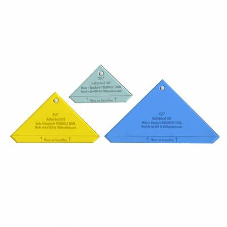 Triangle Tool 2 - 1/2in 3 - 1/2in and 4 - 1/2in - Maple Leaf Quilting Company Ltd.