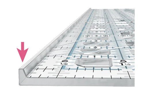 TrueCut Rectangle Quilting Ruler (3" x 18") - Maple Leaf Quilting Company Ltd.