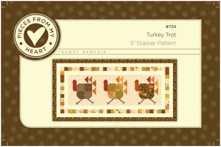 Turkey Trot Paper Pattern - Maple Leaf Quilting Company Ltd.