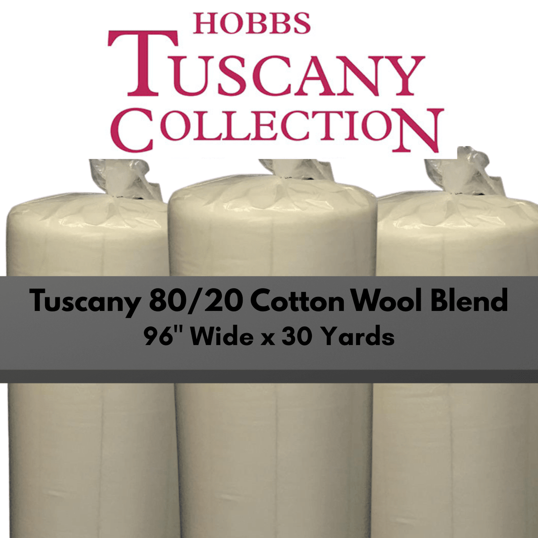 Tuscany 80/20 Cotton Wool Batting - Full Roll - Maple Leaf Quilting Company Ltd.