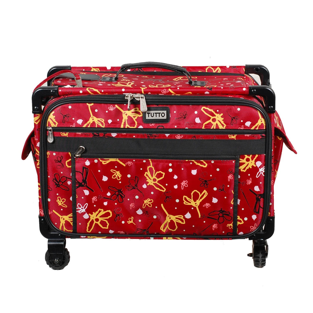 Tutto - Red Yellow Daisies Monster Machine 1XL On Wheels (9224CMA - DS) - Maple Leaf Quilting Company Ltd.