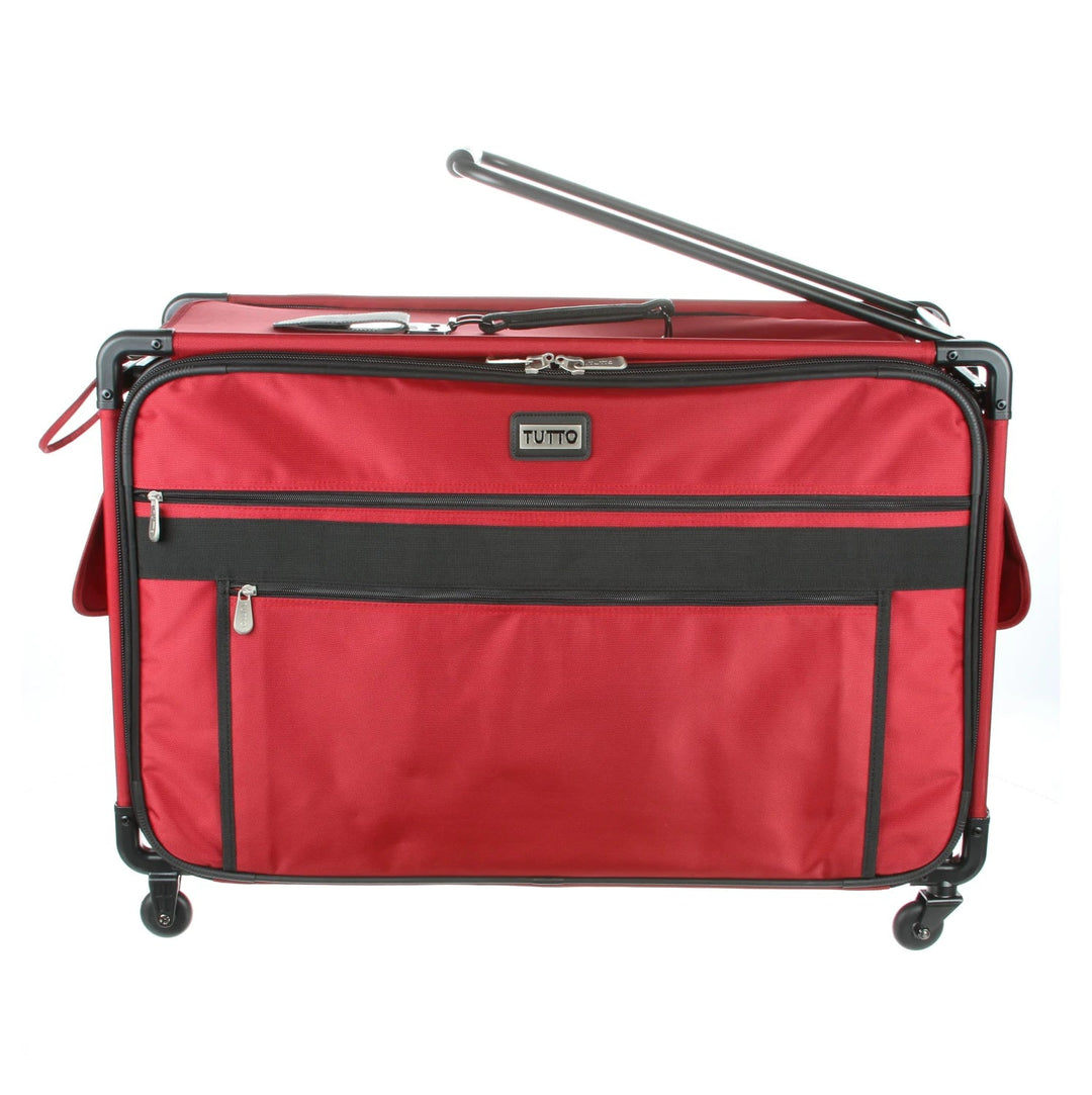 Tutto - Sewing Machine Case On Wheels 2XL 28" - Cherry Red (9228CMA - 2X) - Maple Leaf Quilting Company Ltd.