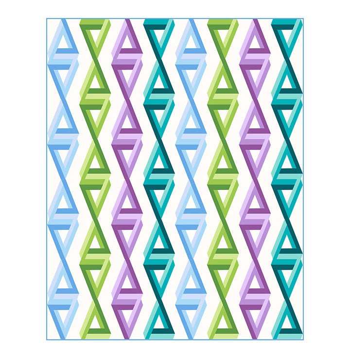 Twice Twined Multi (PTN3507) - Maple Leaf Quilting Company Ltd.