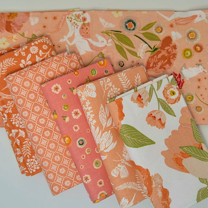 Unicorn Dreams by Ginger Deverell Collection | Fat Quarter Bundle - 6pcs (UD25725) - Maple Leaf Quilting Company Ltd.