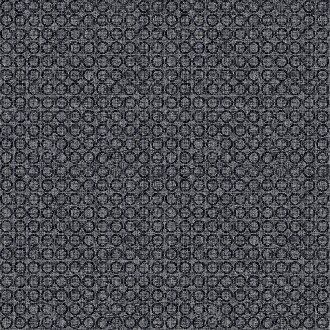Urban Oasis - Circles Charcoal | 43/44" Flannel (F28323 - 96) - Sold in UNITS of ¼ metre - Maple Leaf Quilting Company Ltd.