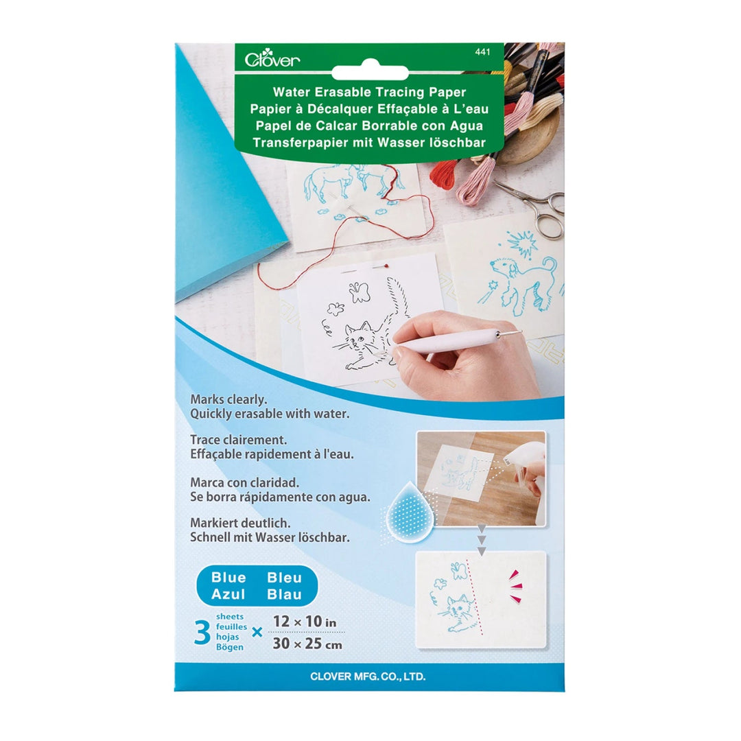 Water Erasable Tracing Paper (441CV) - Maple Leaf Quilting Company Ltd.