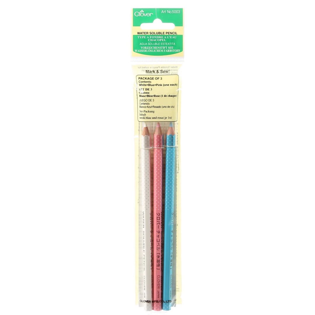 Water Soluble Pencil - 3 Color Assortment - Maple Leaf Quilting Company Ltd.