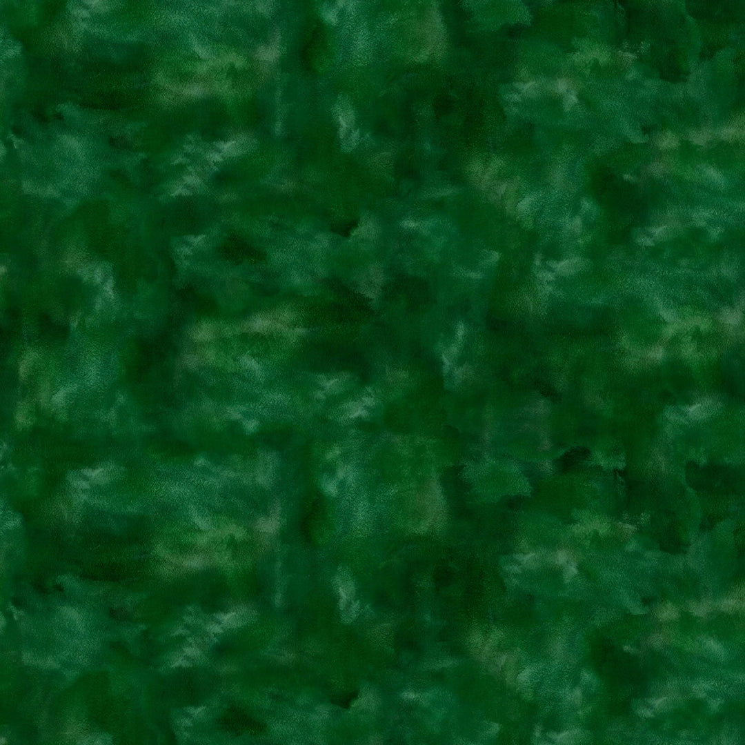 Watercolour Tones - Deep Green | 108” Cotton (CSTW5929 - DG) - Sold in UNITS of 1/4 metre - Maple Leaf Quilting Company Ltd.