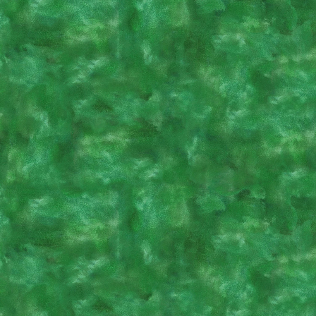 Watercolour Tones - Lush Green | 108” Cotton (CSTW5929 - G) - Sold in UNITS of 1/4 metre - Maple Leaf Quilting Company Ltd.