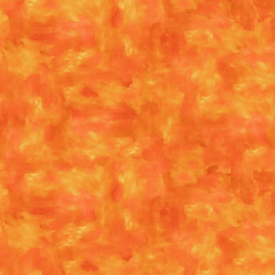 Watercolour Tones - Orange | 108” Cotton (CSTW5929 - O) - Sold in UNITS of 1/4 metre - Maple Leaf Quilting Company Ltd.