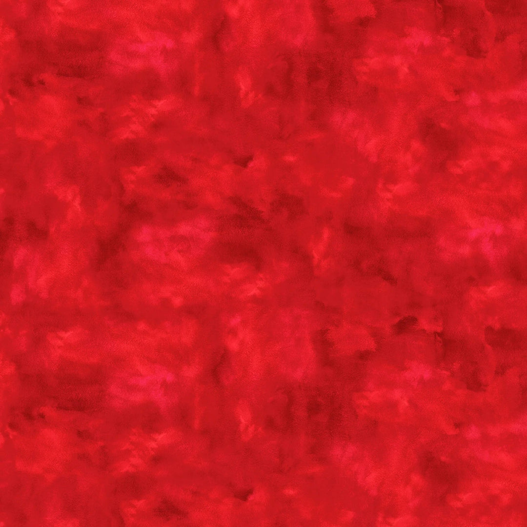 Watercolour Tones - Red | 108” Cotton (CSTW5929 - R) - Sold in UNITS of 1/4 metre - Maple Leaf Quilting Company Ltd.
